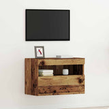 Tv-Seinäkaapit Led-Valoilla 2 Kpl 60X30X40 Cm