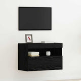 Tv-Seinäkaapit Led-Valoilla 2 Kpl 60X30X40 Cm