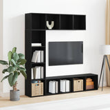 Kirjahylly 12 Tasoa 3 Kpl 36 X 30 X 143 Cm Tekninen Puu
