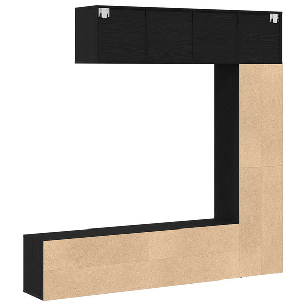 Kirjahylly 12 Tasoa 3 Kpl 36 X 30 X 143 Cm Tekninen Puu