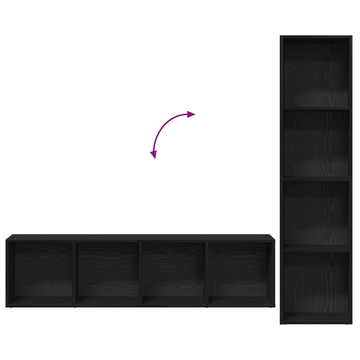 Kirjahylly 12 Tasoa 3 Kpl 36 X 30 X 143 Cm Tekninen Puu