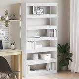 Kirjahylly 6 Tasoa 100 X 30 X 198 Cm Tekninen Puu