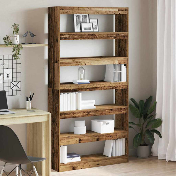 Kirjahylly 6 Tasoa 100 X 30 X 198 Cm Tekninen Puu