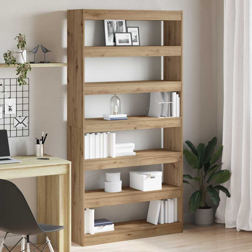 Kirjahylly 6 Tasoa 100 X 30 X 198 Cm Tekninen Puu