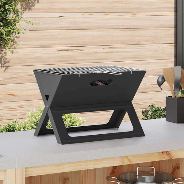 Ulkoilma Grilli Musta 46 X 31 X 31 Cm Teräs