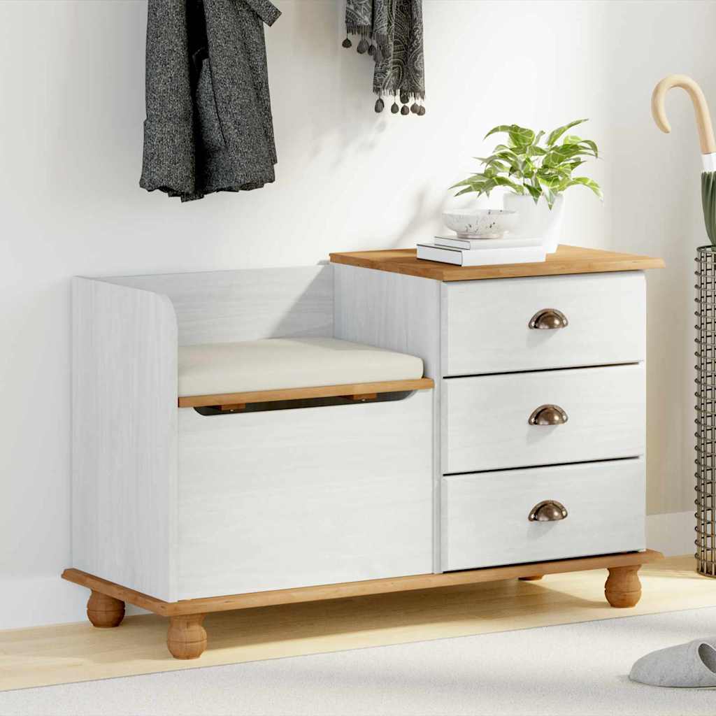 Säilytyspenkki Laatikon Kanssa Askim 100 X 39 X 62 Cm