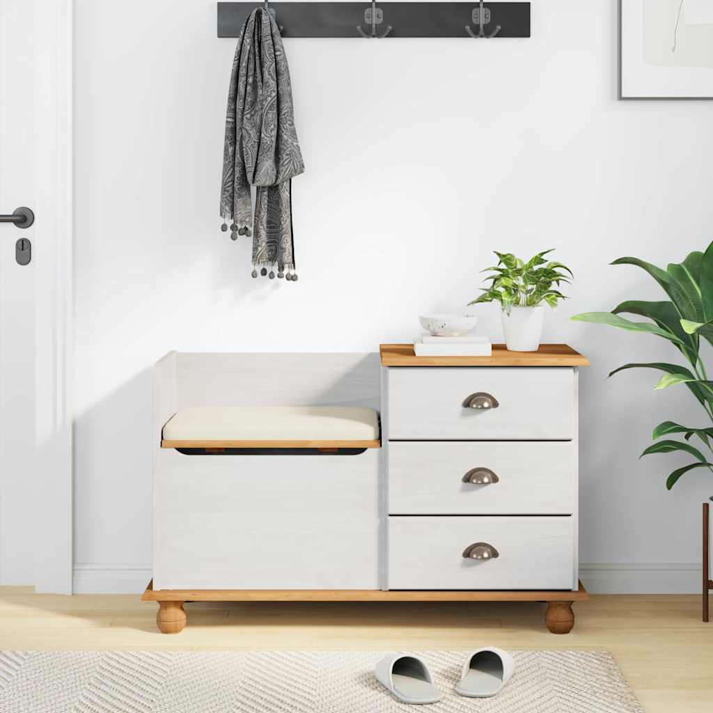 Säilytyspenkki Laatikon Kanssa Askim 100 X 39 X 62 Cm