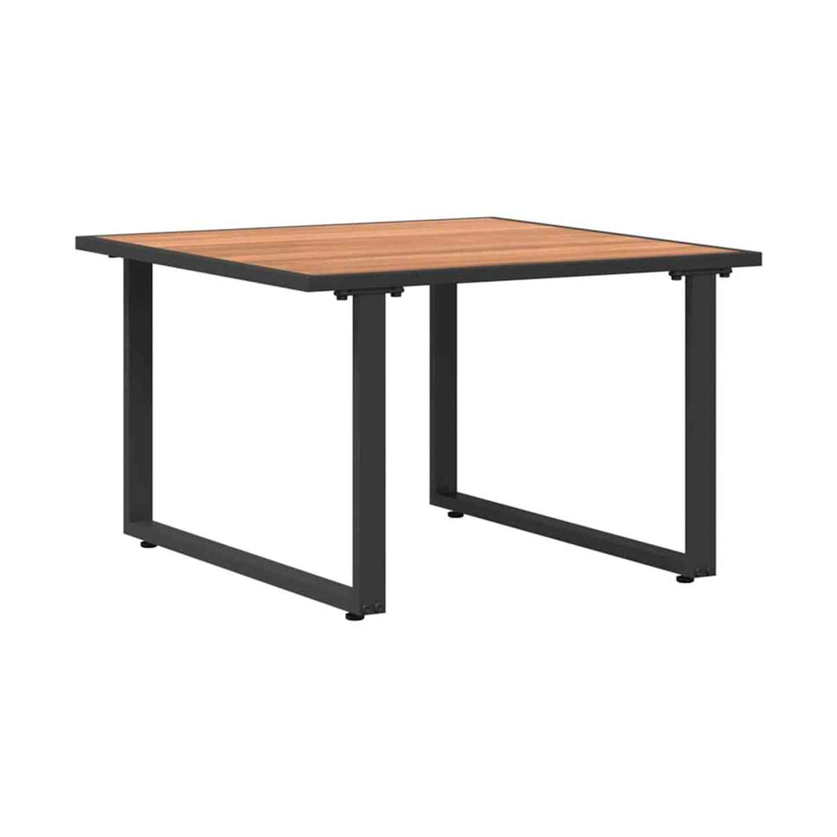 Sohvapöytä Musta Ja Ruskea 55 X 55 X 35 Cm Jauhemaalattu Teräs