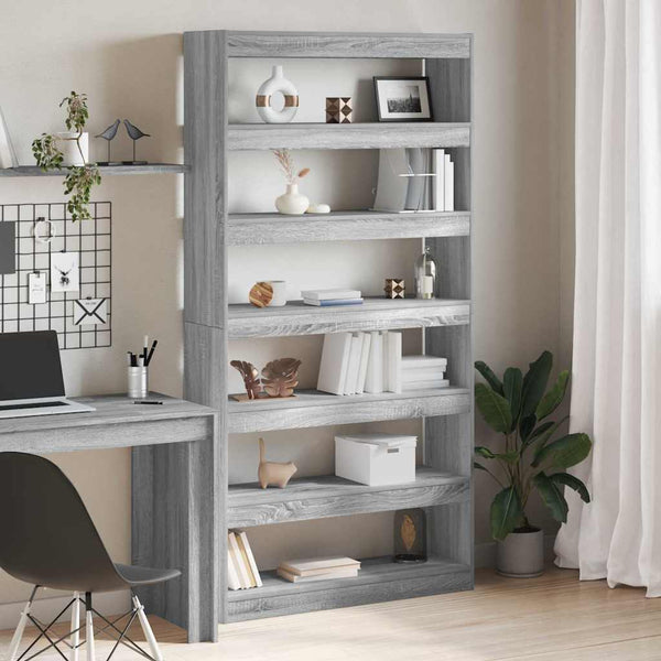 Kirjahylly 6 Tasoa 100 X 30 X 198 Cm Tekninen Puu