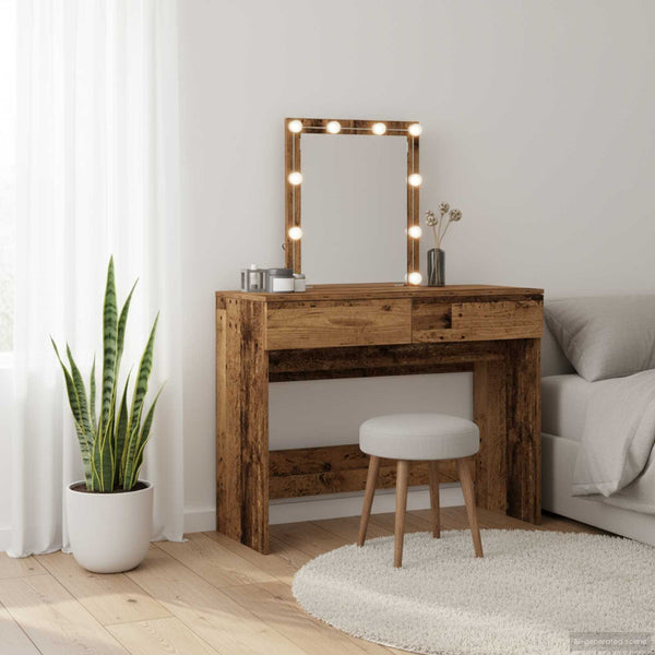 Meikkipöytä Artisan Tammi 100 X 40 X 130 Cm Tekninen Puu