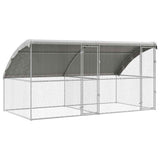 Koirankoppi 2 Kpl Hopea 4 X 2 X 2 M Galvanoitu Teräs