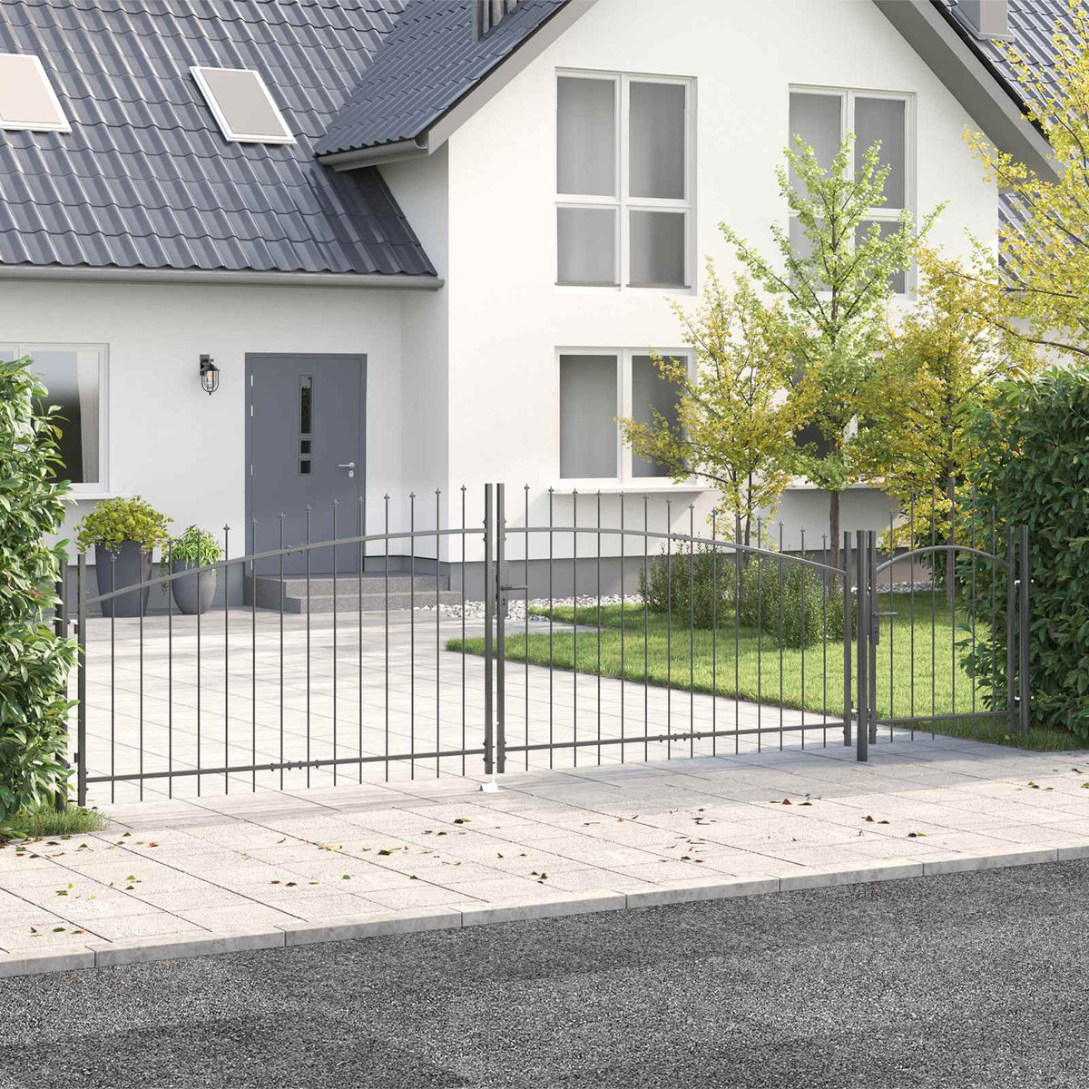 Puutarhaportti Woerden Teräs 1X4 M