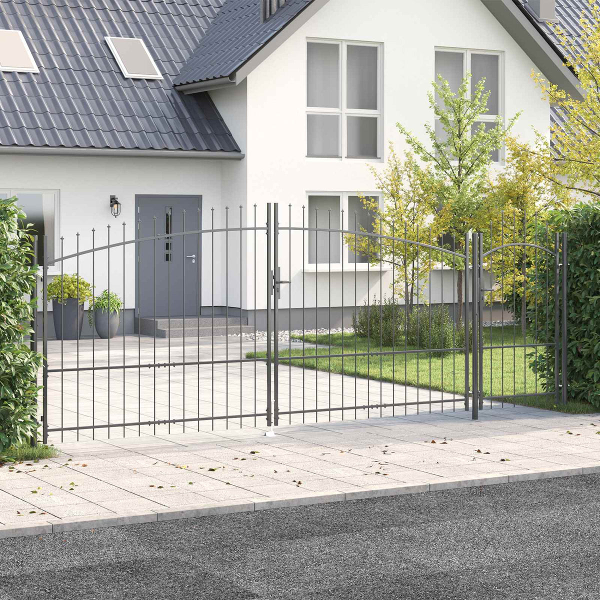 Puutarhaportti Woerden Teräs 1X4 M