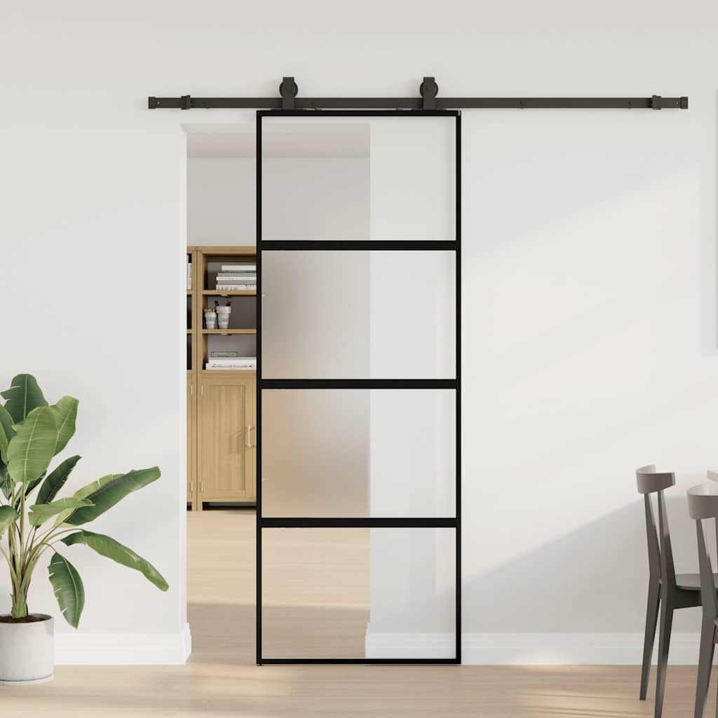 Liukuovi Asennustarvikkeilla 90X205 Cm Esg Lasi