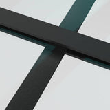 Liukuovi Asennustarvikkeilla Musta 76X205 Cm Esg Lasi