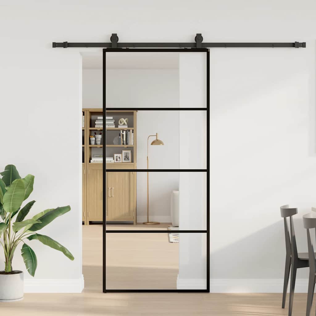 Liukuovi Asennustarvikkeilla 90X205 Cm Esg Lasi
