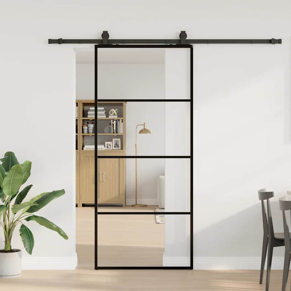 Liukuovi Asennustarvikkeilla 90X205 Cm Esg Lasi