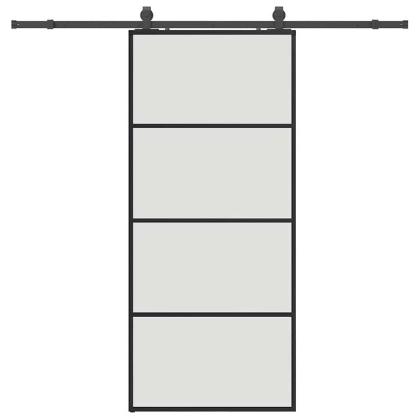 Liukuovi Asennustarvikkeilla 90X205 Cm Esg Lasi