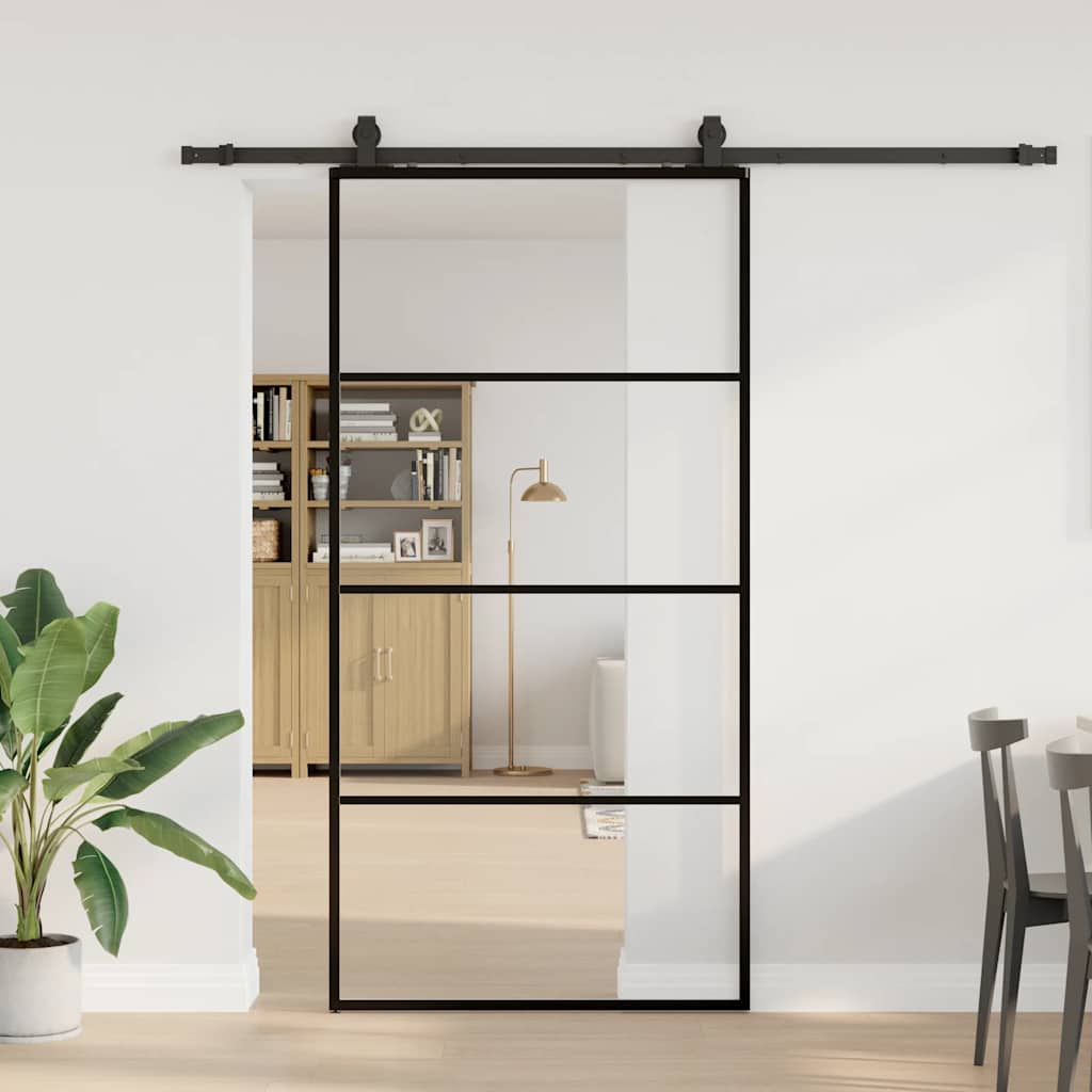 Liukuovi Asennustarvikkeilla 90X205 Cm Esg Lasi