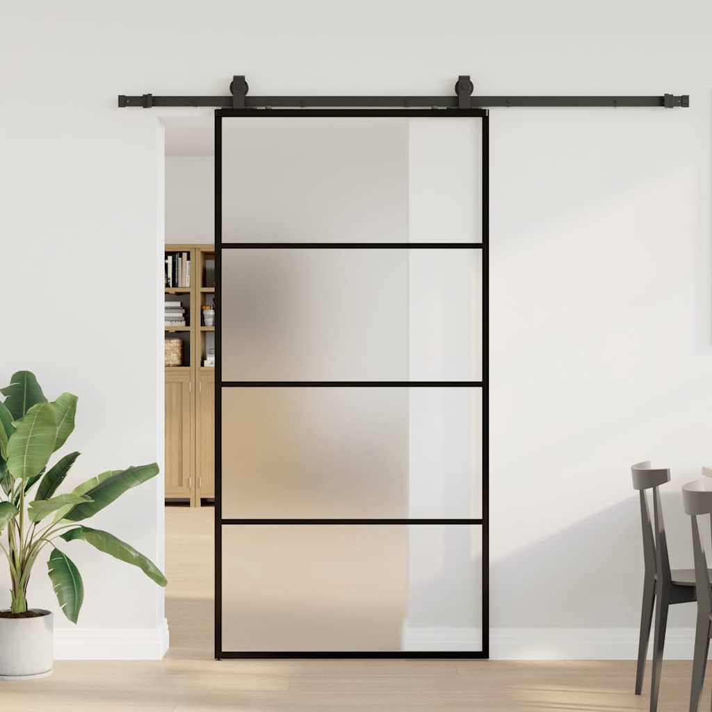 Liukuovi Asennustarvikkeilla 90X205 Cm Esg Lasi