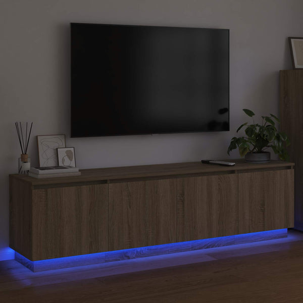 Tv-Kaappi 180 X 38 X 49 Cm Sonoman Tammi Tekninen Puu
