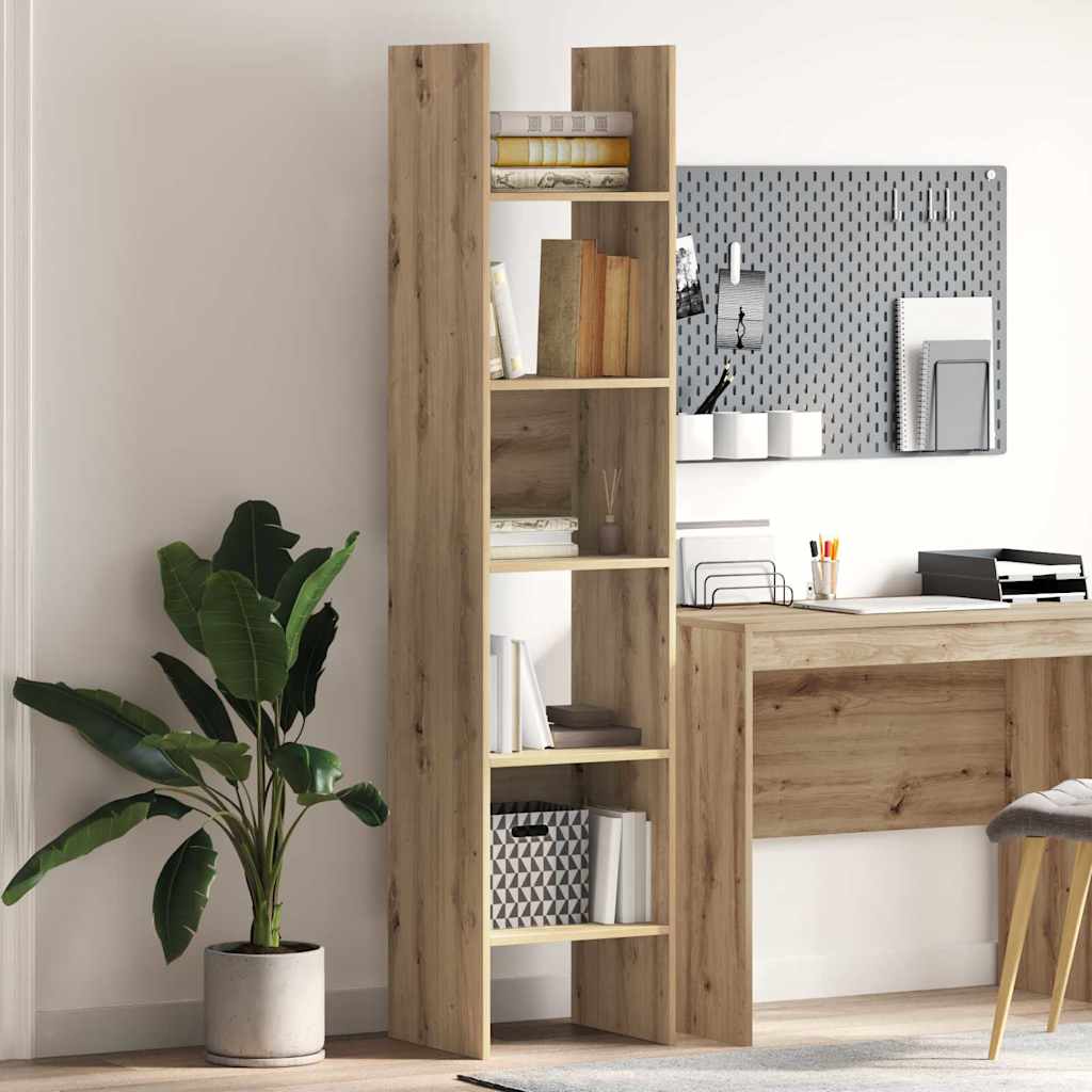 Kirjahylly Sonoma-Tammi 40X35X180 Cm Tekninen Puu