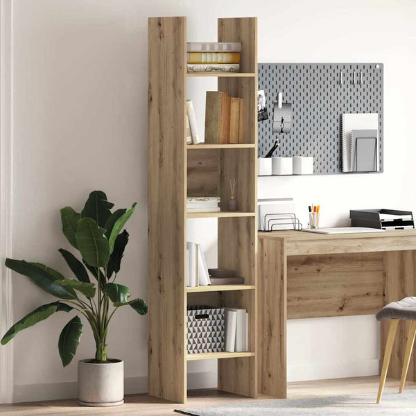 Kirjahylly Sonoma-Tammi 40X35X180 Cm Tekninen Puu