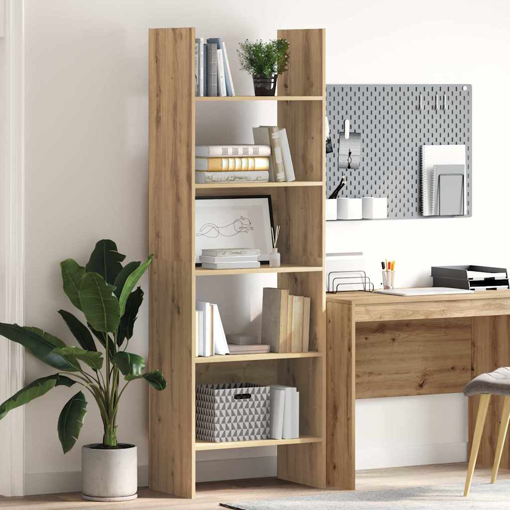 Kirjahylly Sonoma-Tammi 60X35X180 Cm Tekninen Puu