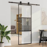 Lasiovi 90 X 2 X 205 Cm Alumiini Musta