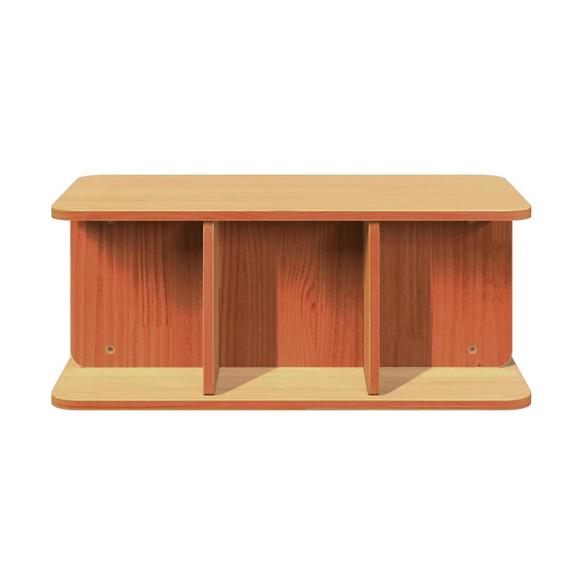 Sohvapöytä Vaha Ruskea 80 X 39,5 X 33,5 Cm Täysi Mänty