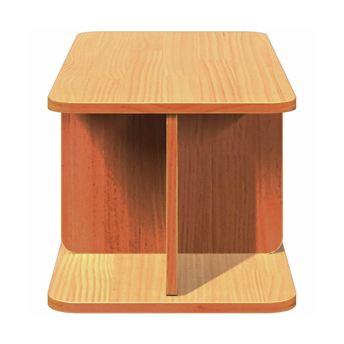 Sohvapöytä Vaha Ruskea 80 X 39,5 X 33,5 Cm Täysi Mänty