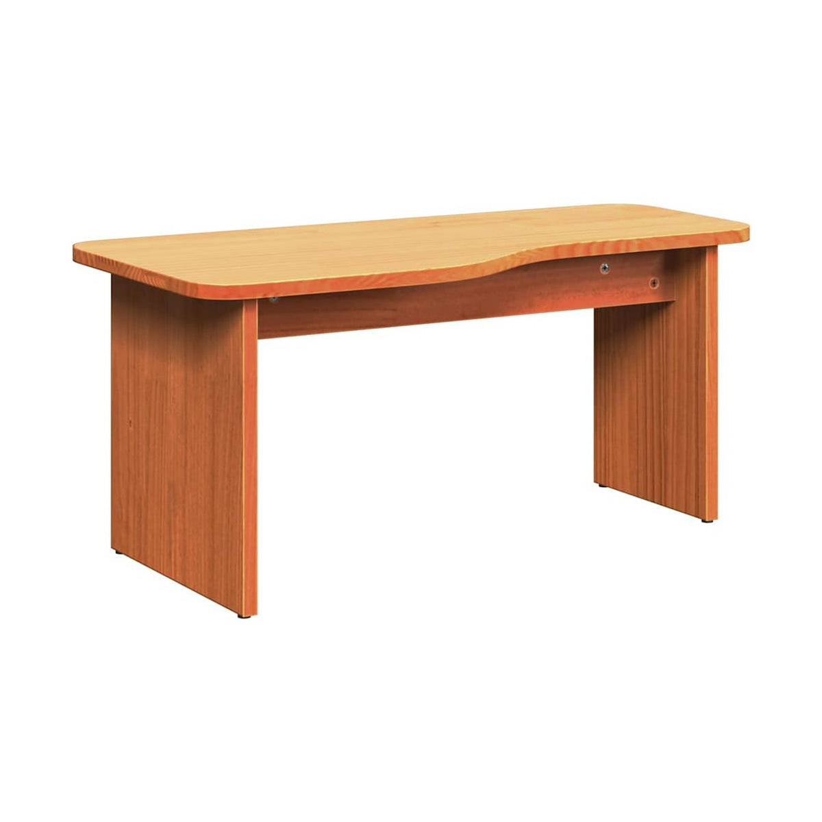 Sohvapöytä 2 Kpl Vaha Ruskea 100 X 69 X 35,5 Cm Täysi Mänty