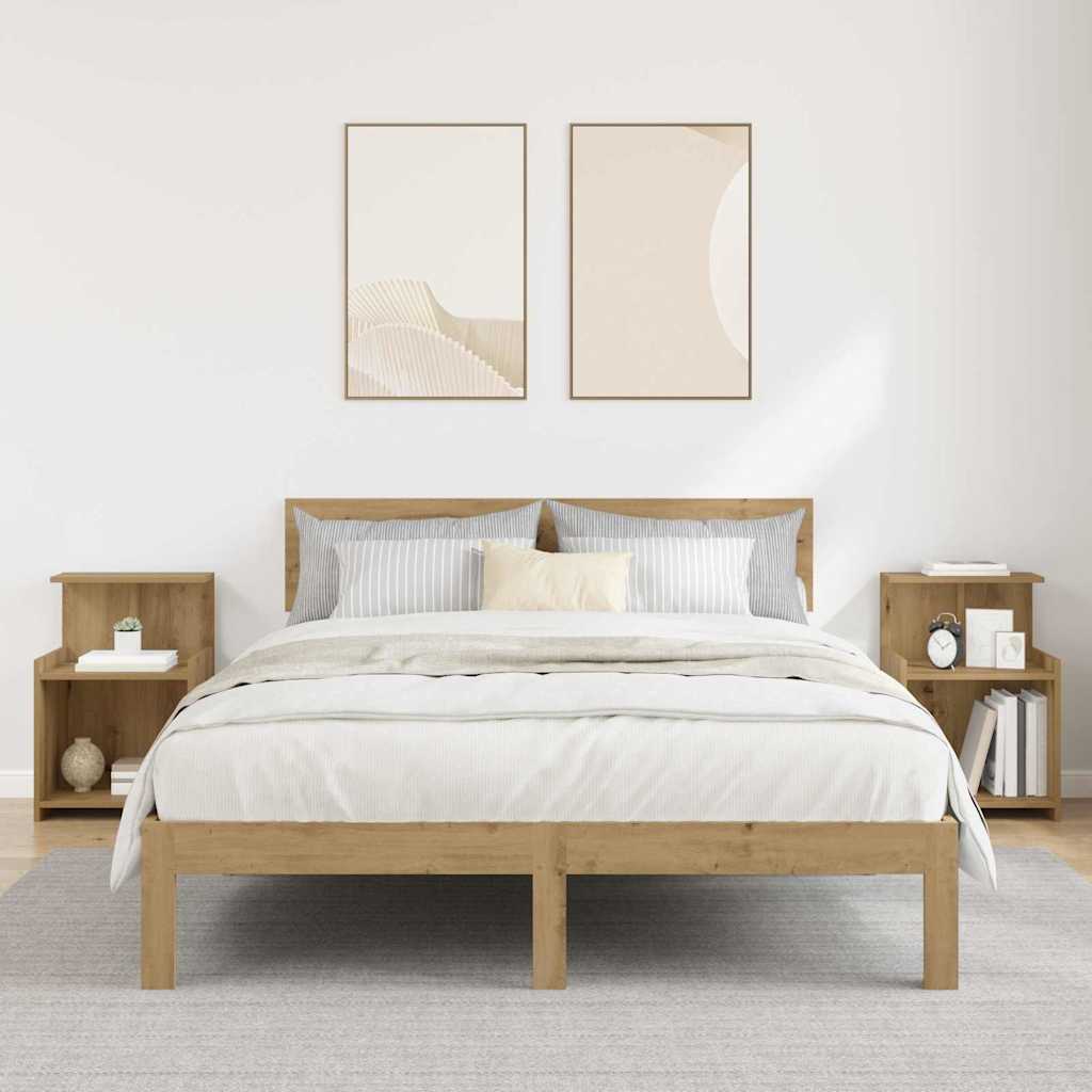 Yöpöydät 2 Kpl 40X35X60 Cm Tekninen Puu