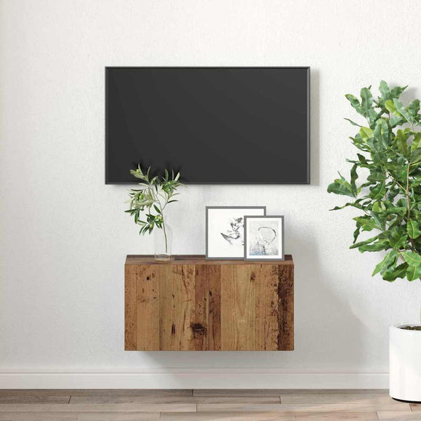 Tv-Tasosetti 60 X 30 X 30 Cm Ruskea Tekninen Puu