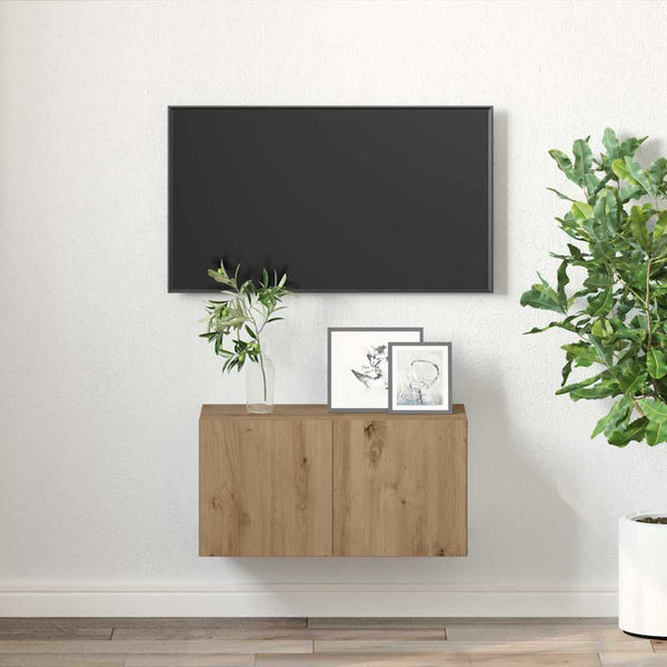 Tv-Tasosetti 60 X 30 X 30 Cm Ruskea Tekninen Puu