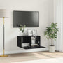 Tv-Tasosetti 60 X 30 X 30 Cm Musta Tekninen Puu