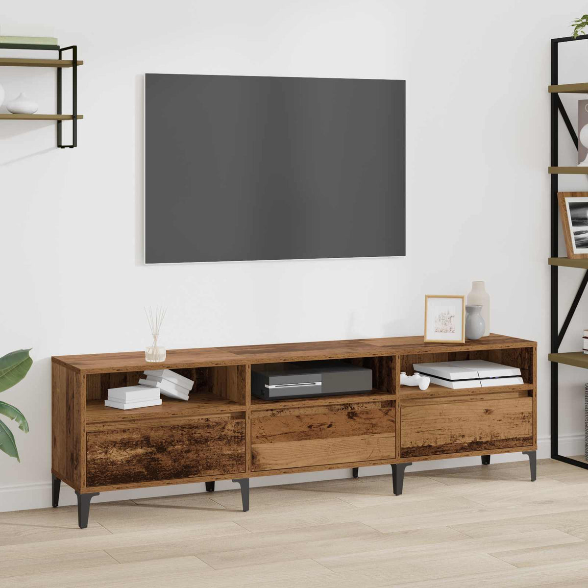 Tv-Taso 100X34,5X44,5 Cm Tekninen Puu