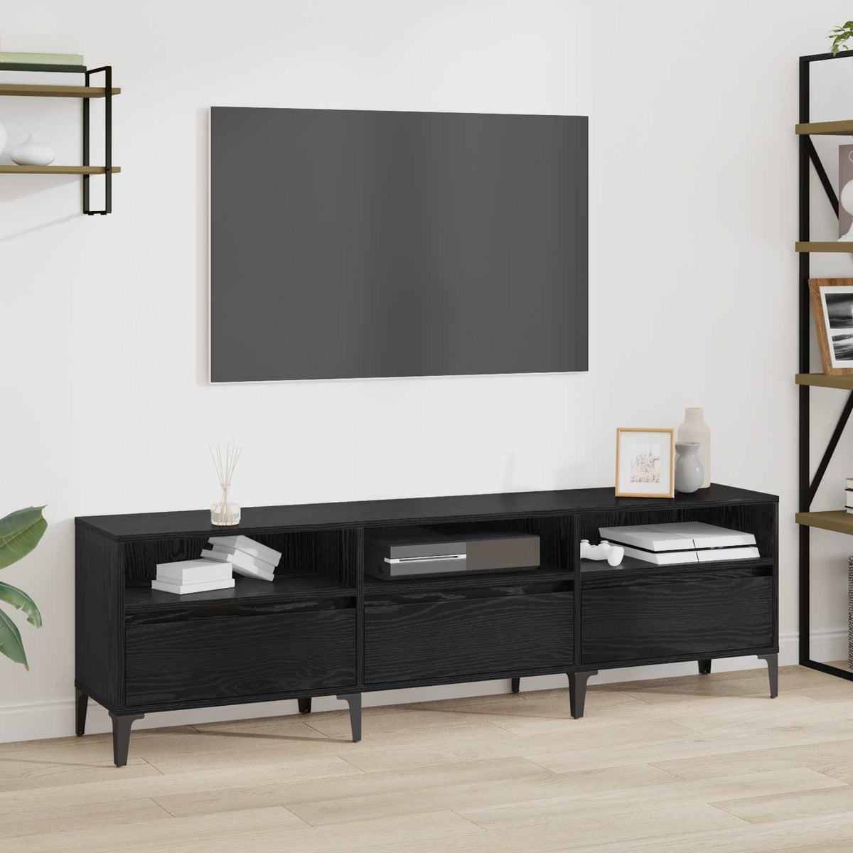 Tv-Taso 100X34,5X44,5 Cm Tekninen Puu