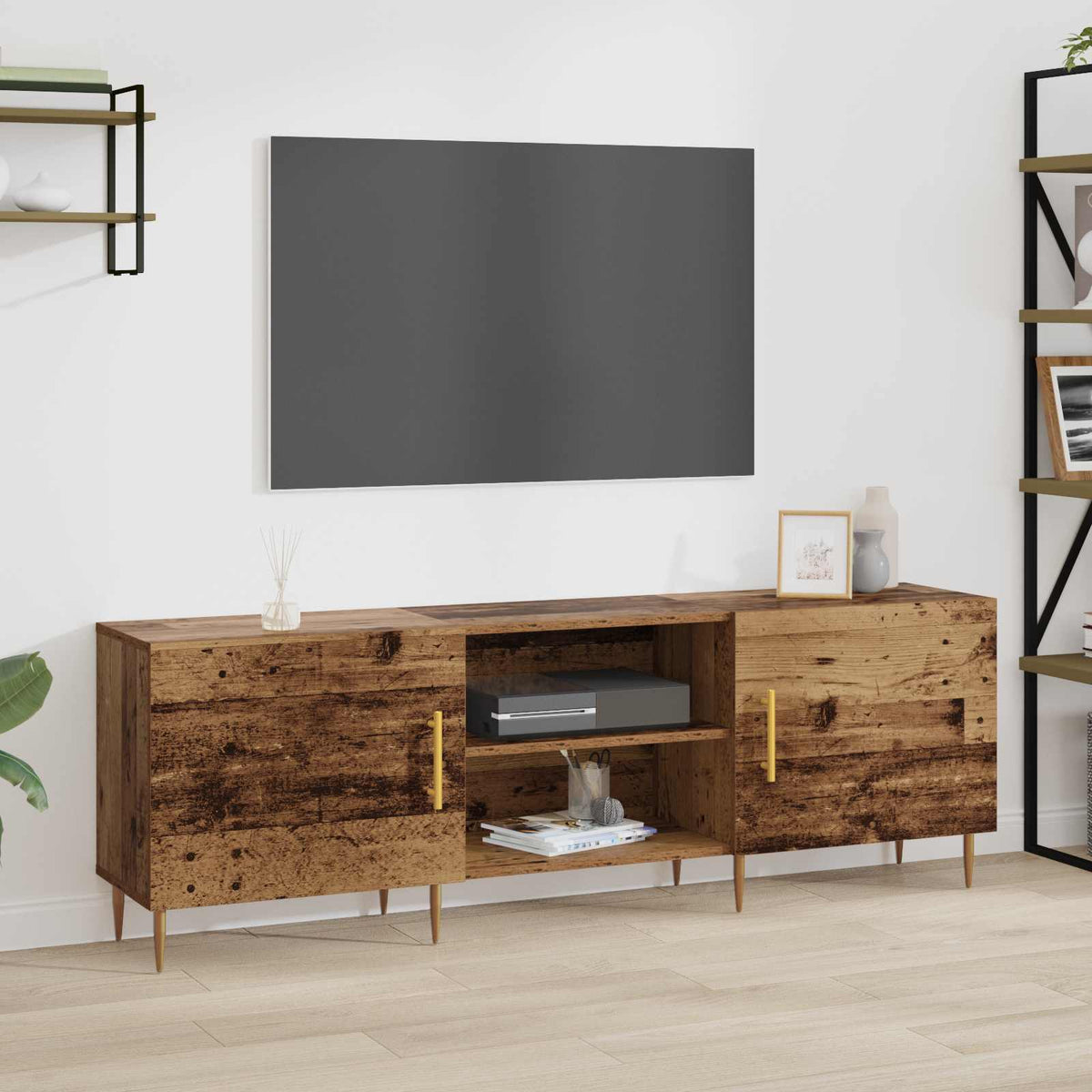 Tv-Taso Sonoma-Tammi 150X30X50 Cm Tekninen Puu