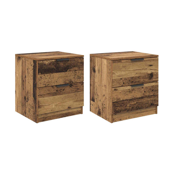 Yöpöytäkaappi 2 Kpl 45 X 39 X 50Cm Tekninen Puu