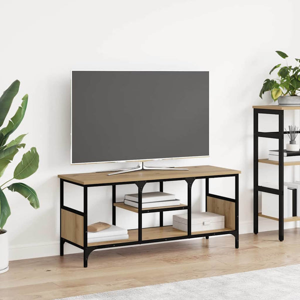 Tv-Taso 121X35X45 Cm Tekninen Puu Ja Rauta