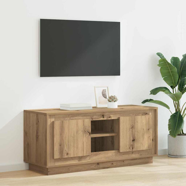 Tv-Taso Sonoma-Tammi 102X35X45 Cm Tekninen Puu