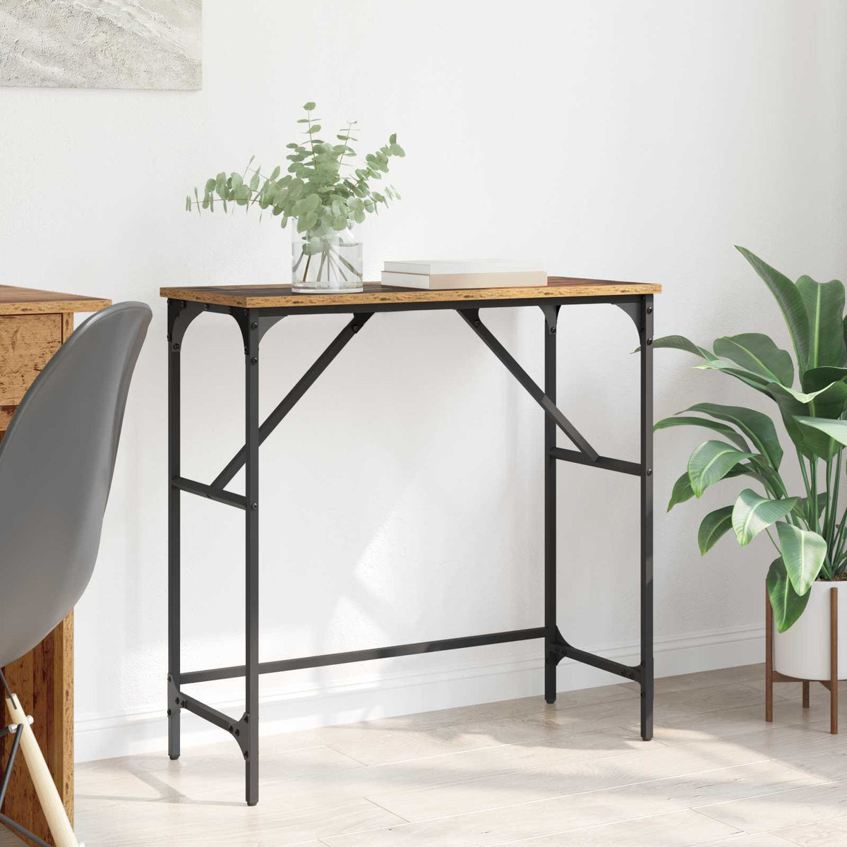 Sohvapöytä Sonoma-Tammi 100X32X75 Cm Tekninen Puu