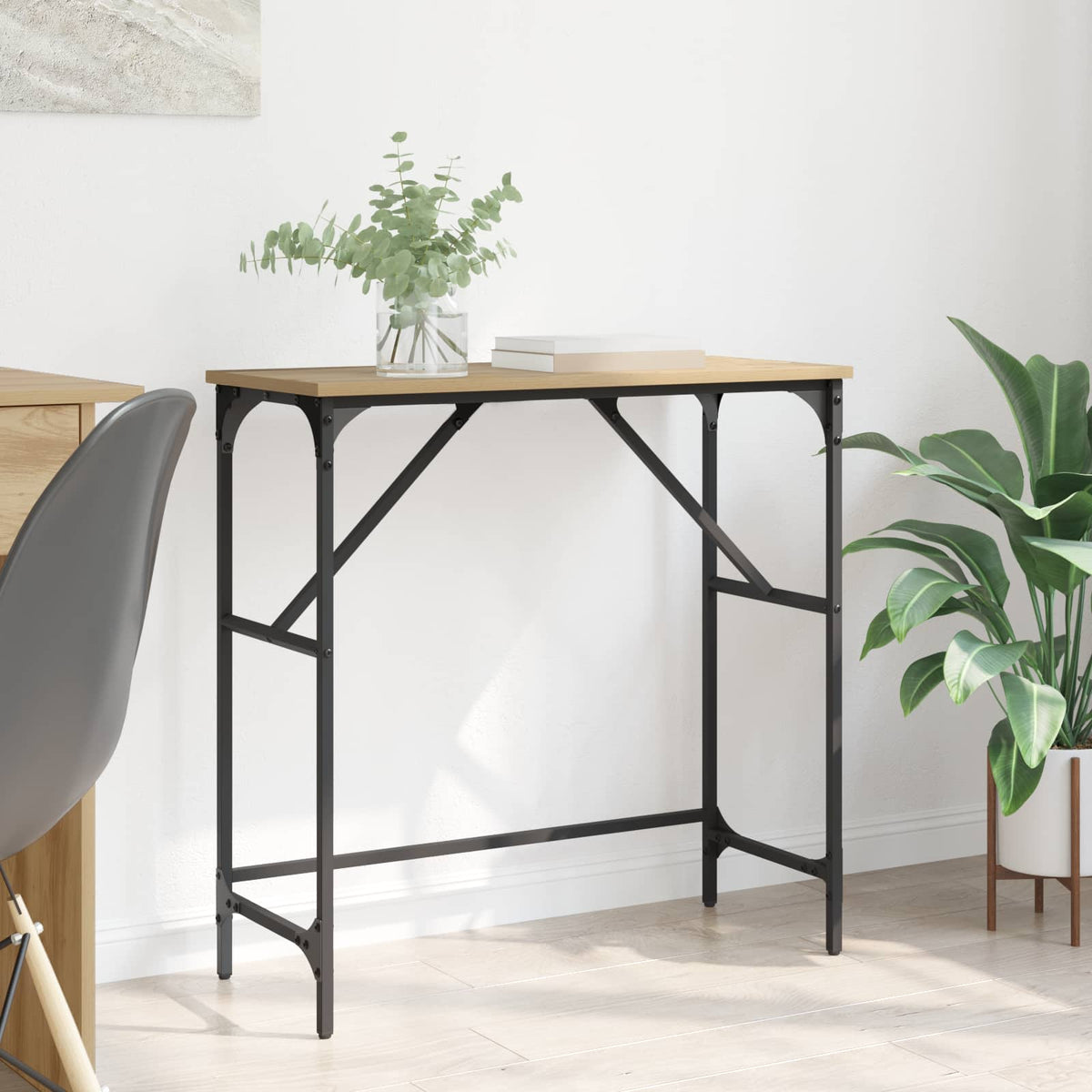Sohvapöytä Sonoma-Tammi 100X32X75 Cm Tekninen Puu