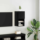 Tv-Kaapit Led-Valoilla 2 Kpl 30,5X30X102 Cm