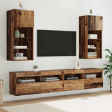 Tv-Kaapit Led-Valoilla 2 Kpl 30,5X30X102 Cm