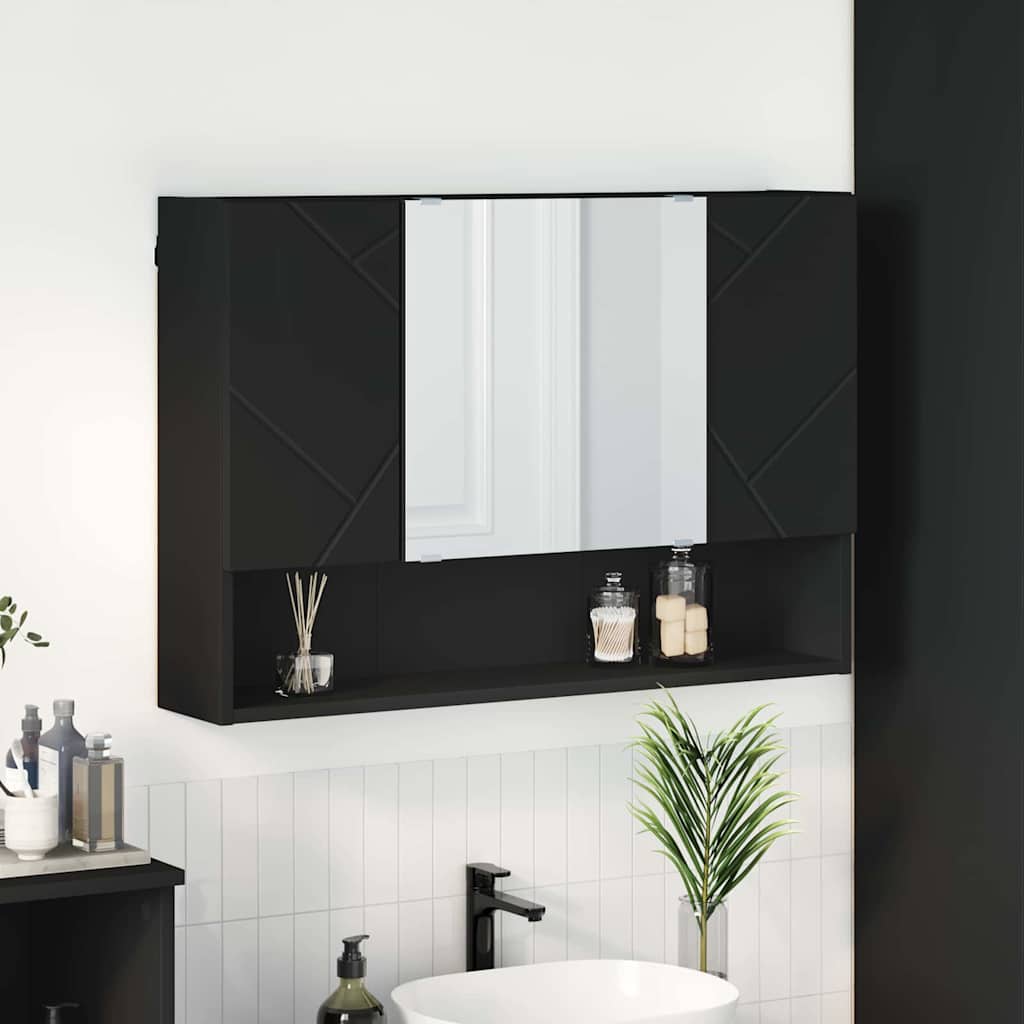 Peilikaappi Ovella Betoni Harmaa 80 X 17 X 55 Cm Tekninen Puu