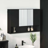 Peilikaappi Ovella Betoni Harmaa 80 X 17 X 55 Cm Tekninen Puu