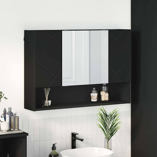Peilikaappi Ovella Betoni Harmaa 80 X 17 X 55 Cm Tekninen Puu