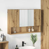 Peilikaappi Ovella Betoni Harmaa 80 X 17 X 55 Cm Tekninen Puu